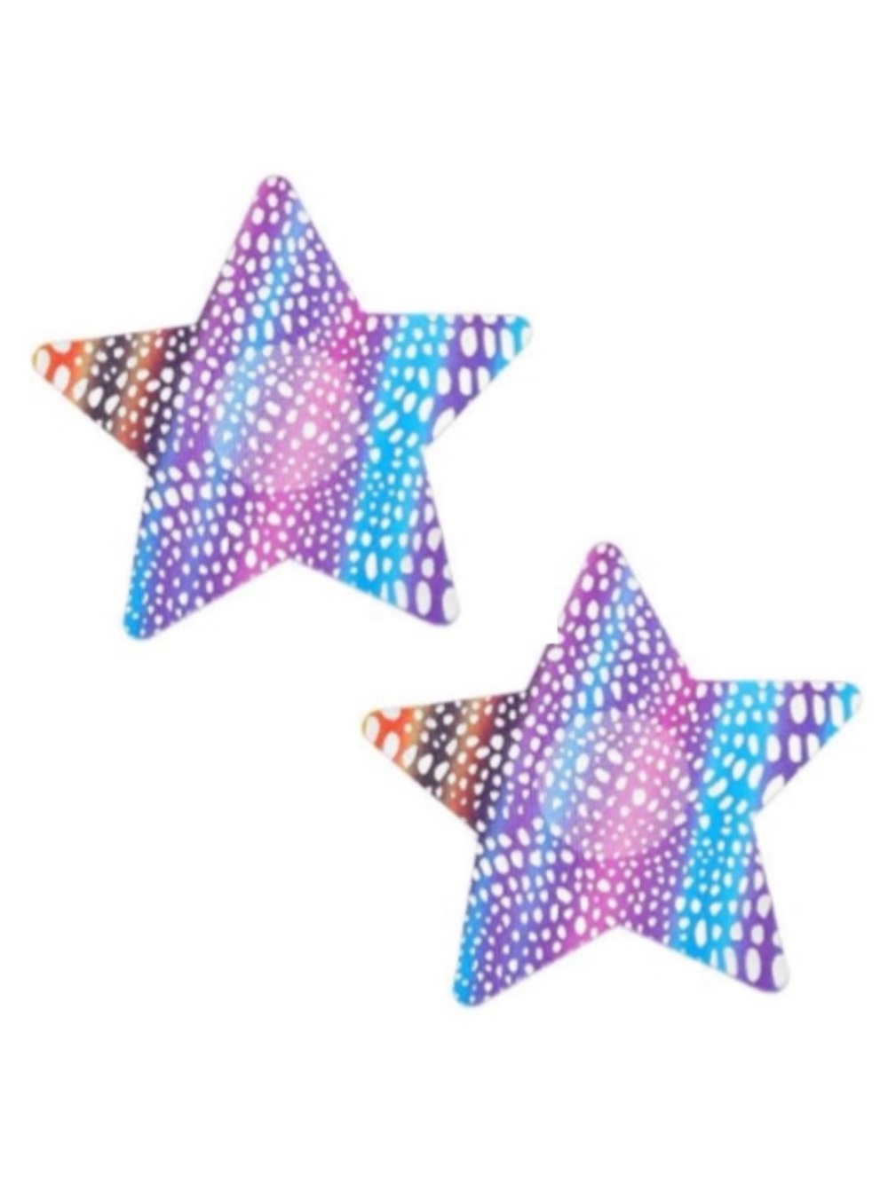 Galaxy Star Nipple Covers Purple Blue Pink Adhesive Pasties Festival Rave